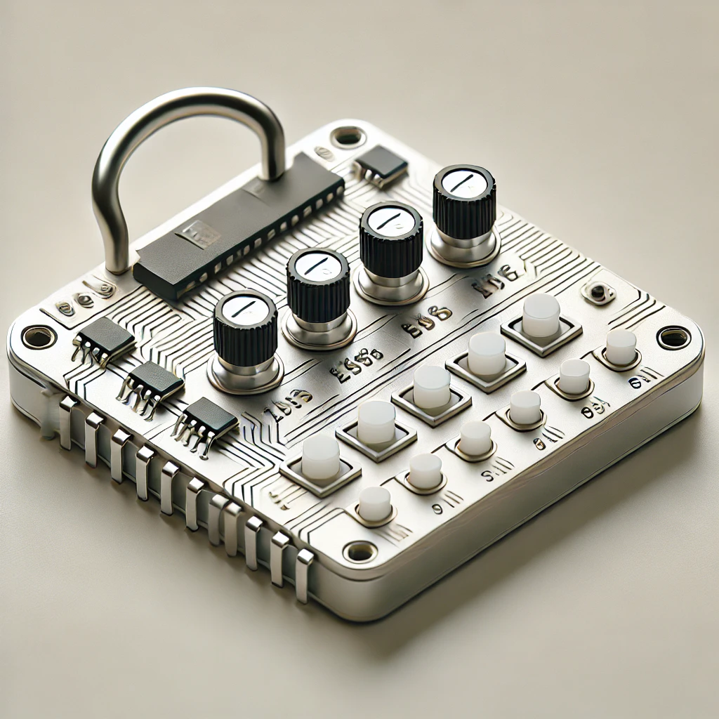 Four-Password Combination Lock